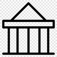 Athens, Greece, historical, architecture icon svg