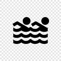 athletes, Olympic, swimming, pool icon svg