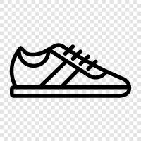 Spor ayakkabıları, koşuş ayakkabıları, tenis ayakkabıları ikon svg