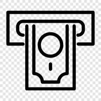 atm, cash machine, automated teller machine, atm machine icon svg