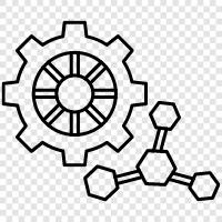 atom bomb, atom number, atomic energy, atom smasher Значок svg