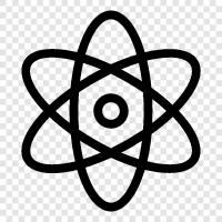 atom bomb, atom energy, atom number, atom smasher icon svg