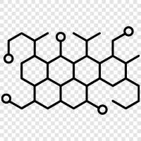 atom, covalent bond, ion, molecule Значок svg