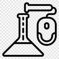 atom, chemical equation, chemical reaction, chemistry lab icon svg