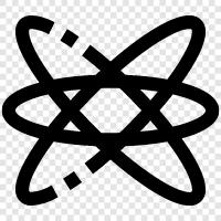 atomic, nucleus, electron, energy icon svg