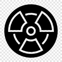 Atomic, Fusion, Radioactivity, Radiation icon svg