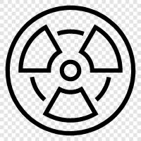 atomic, radiation, radiation protection, nuclear power icon svg