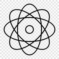 atomicity, electron, nucleus, protons icon svg