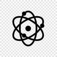 atomicity, nucleus, atomic number, isotope icon svg