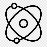 atomicity, electron, nucleus, electron shell icon svg