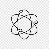 atomicity, nucleus, electron, electron shell icon svg