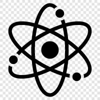 Атомность, ядро, атом ядра, атомное число Значок svg