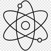 atomicity, nucleus, electron, electron shell icon svg