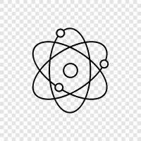 atomix, atomicity, atomic number, atomic weight icon svg