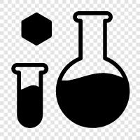 atomlar, moleküller, stoichiometri, kimyasal reaksiyonlar ikon svg