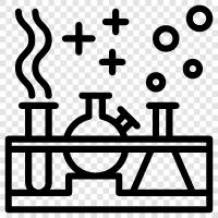 atoms, bonding, elements, molecules icon svg