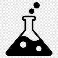 Atome, Moleküle, chemische Reaktionen, Säuren und Basen symbol