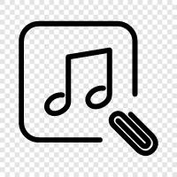 Attachments, Audio, Music, Playlist icon svg