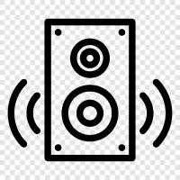 audio amplifier, car amplifier, home audio amplifier, amplifier parts icon svg