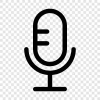 audio, recording, voice, podcast icon svg