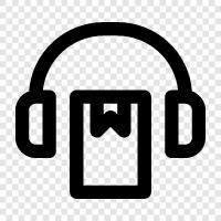 audio books, ereader, audible, read icon svg