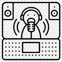 audio, audio engineering, audio production, audio recording software icon svg