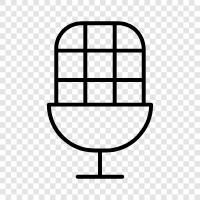 audio, recording, audio equipment, microphone icon svg