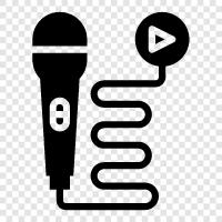 audio, voice, recording, podcasting icon svg