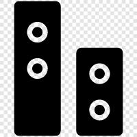 audio equipment, sound systems, audio equipment reviews, Speakers icon svg