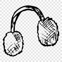 audio equipment, earphones, headphones, music icon svg