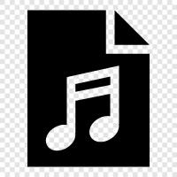 Audio File, Music File, MP3 File, WAV File icon svg