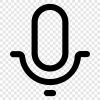 Audio, Ton, Aufnahme, Eingang symbol