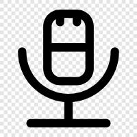 Audio, Recording, Podcasting, Voice icon svg