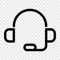 audio, earphones, phone, phone headset icon svg