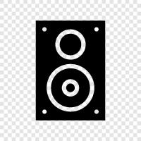audio, amplifier, speaker, sound icon svg