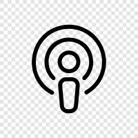 audio podcast, audio show, audio program, audio programs icon svg