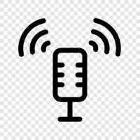 audio, recorder, podcast, voice icon svg