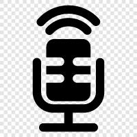 audio, news, talk, sports icon svg