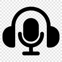 audio, radio, talk, news icon svg