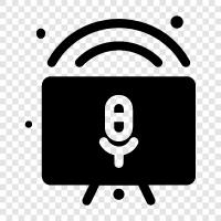 audio, audio podcast, audio program, audio show icon svg