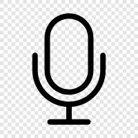 Audio, Aufnahme, Stimme, Podcast symbol