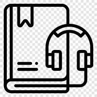 Hörbuch, Audio CD, Audiocassette, Audiostreaming symbol