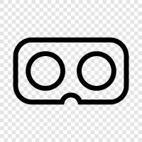 Augmented Reality, 360 degree, immersive, gaming icon svg