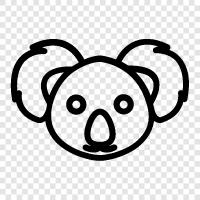 Australia, animals, cute, cuddly icon svg