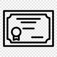 authentication, certificate icon svg