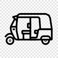 Auto Rickshaw Service, Auto Ricchaw Аренда, Auto R, Auto Rickshaw Значок svg