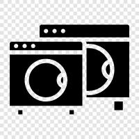 Automatic Washing Machine, Top Load Washing Machine, Front Load Washing, Washing Machine icon svg