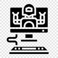 automation, machine, technology, engineering icon svg