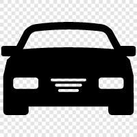 automobile, motor vehicle, car rental, car service icon svg