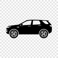 automotive, car rental, new car, used car icon svg